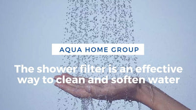 The shower filter is an effective way to clean and soften water