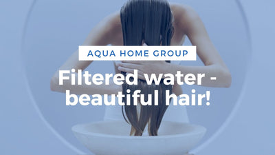Filtered water - beautiful hair! Shower head filter in California