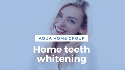 Home teeth whitening. White diet.
