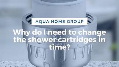Why do I need to change the shower cartridges in time?