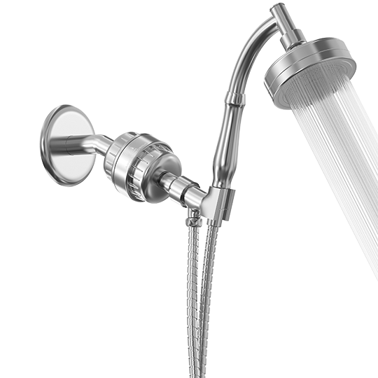 Filtered Handheld Shower Head - 15 Stage, Vitamin C + E - SPA Effect - aquahomegroup