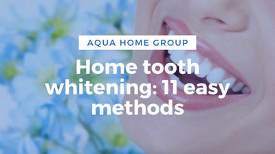 Home tooth whitening: 11 easy methods. Whitening gel. Dental whitening