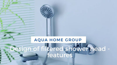 The design of the filtered shower head - main features.