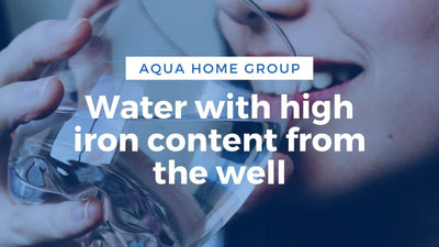 Water with high iron content from the well. Filter iron. How to install a hard water shower head?