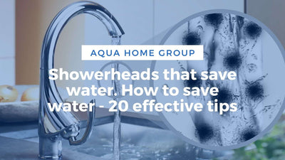 Showerheads that save water. How to save water - 20 effective tips