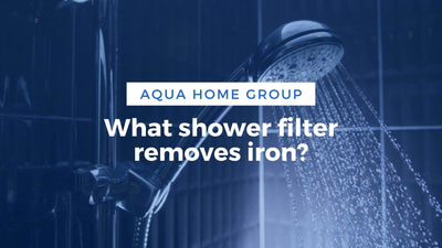 What shower filter removes iron? Shower head iron remover filter!