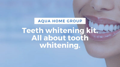 Teeth whitening kit. All about tooth whitening.
