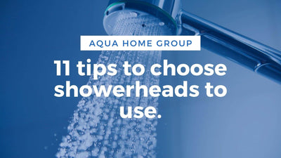11 tips to choose showerheads to use. Water softener shower head.