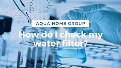 How do I check my water filter?