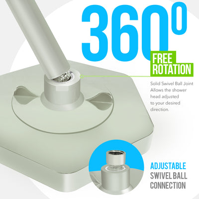 AquaHomeGroup High Pressure Rain Filtered Shower Head Brushed Nickel with Filter, Vitamin C E A - SPA Effect