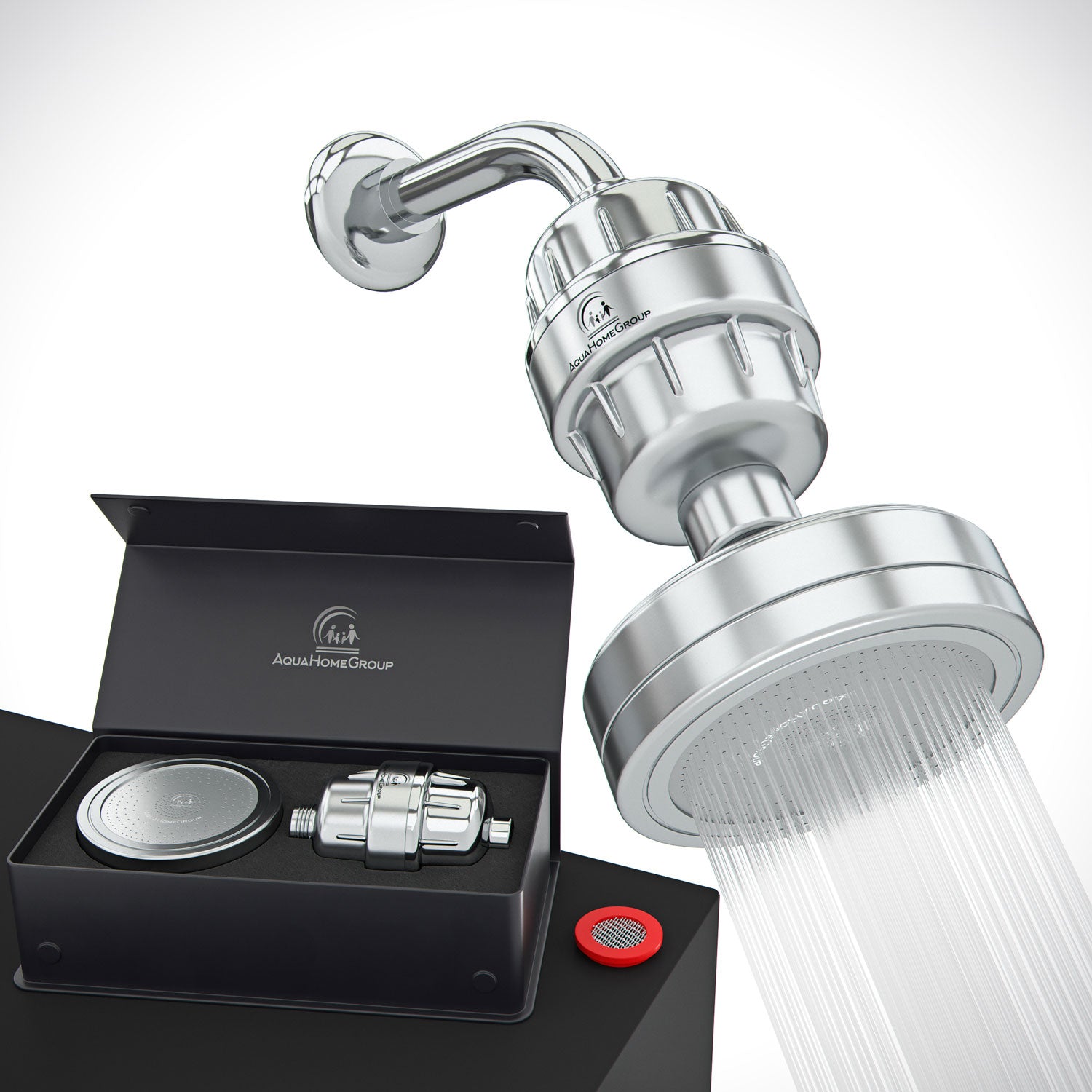 Buy Forbes Shower Filter Combo, HAIRGUARDCHROME1+2