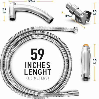 Filtered Handheld Shower Head - 15 Stage, Vitamin C + E - SPA Effect - aquahomegroup