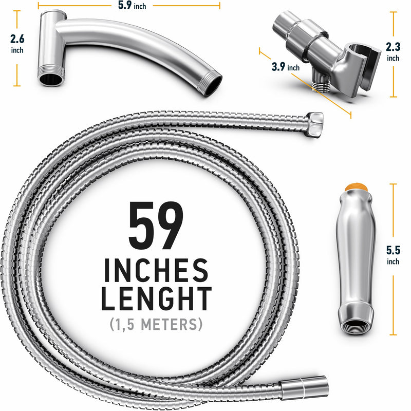 Filtered Handheld Shower Head - 15 Stage, Vitamin C + E - SPA Effect - aquahomegroup